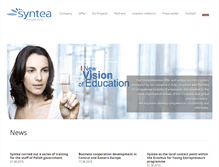 Tablet Screenshot of en.syntea.pl
